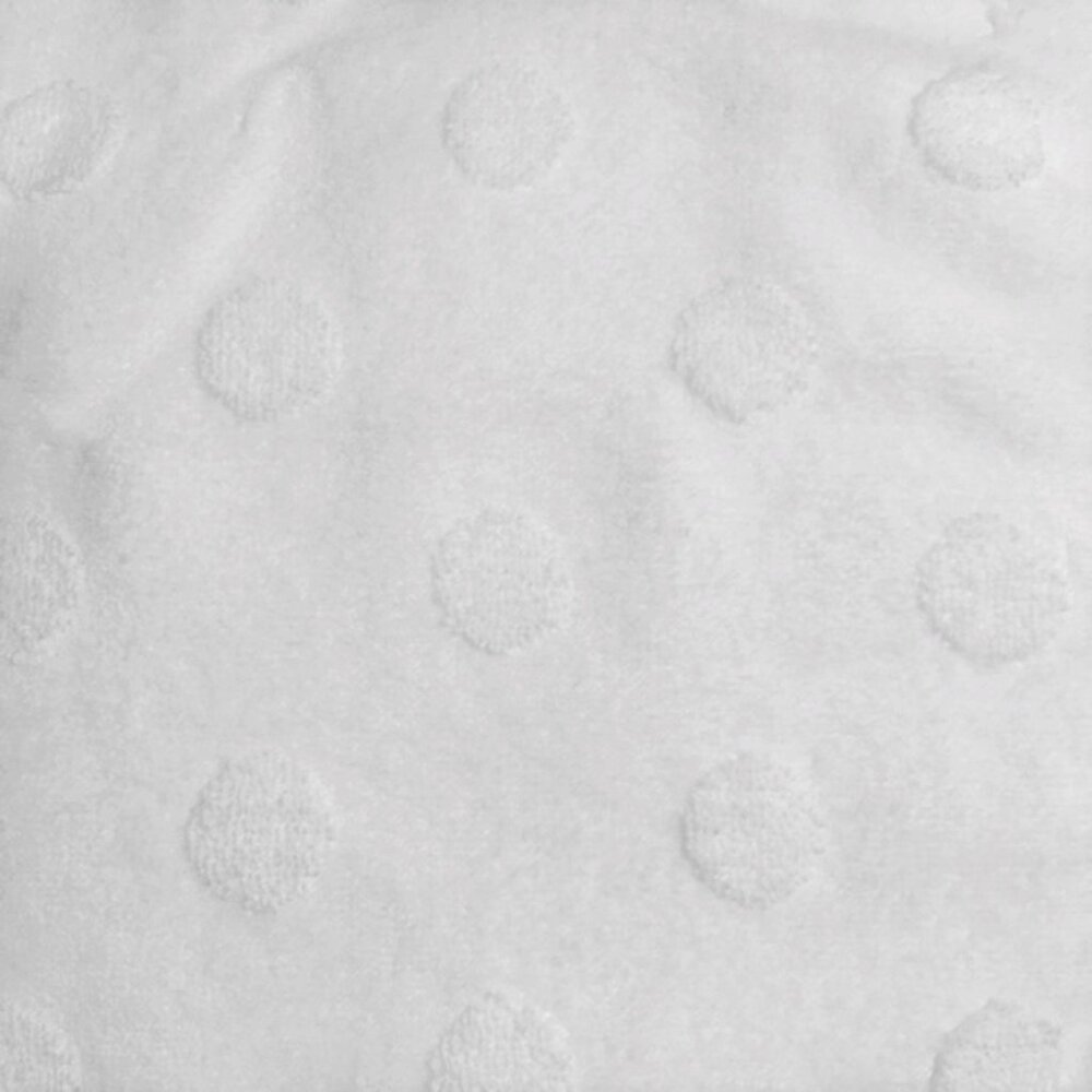 2 new Winter Wonderland 100% Cotton 16x26" HAND Towels - WHITE DOTS on WHITE